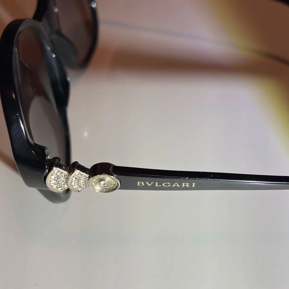 Bvlgari sunglasses with Swarovski crystals womens